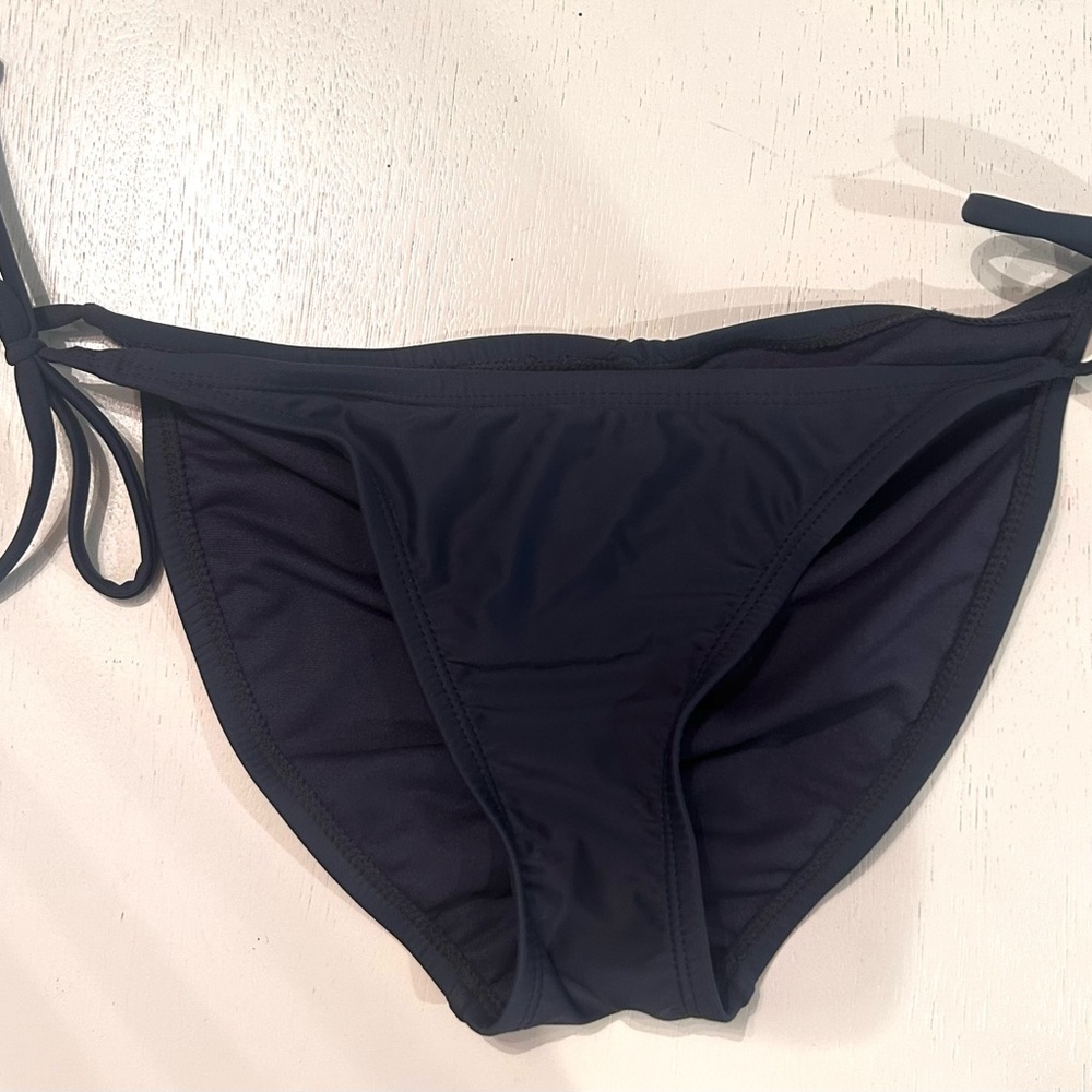 Xhilaration Navy Side-Tie Bikini Bottom